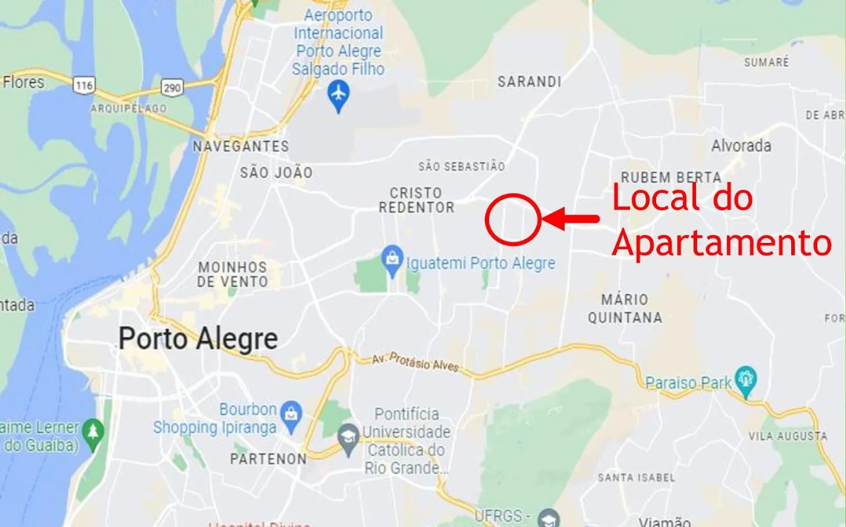 Apartment Apartamento Completo 2 Quartos Wi-Fi 300 Mbps Porto Alegre Brazil